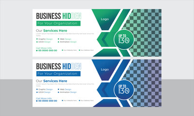 creative corporate business marketing social media facebook cover banner design template vector file	