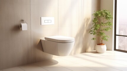 Fototapeta na wymiar Modern toilet