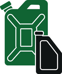 Cartoon Illustration Vector Of A Gas Fuel Jerry Can