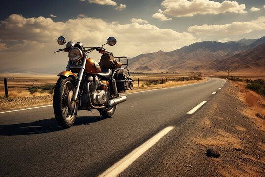 motorcycle on the road © Jorge Ferreiro