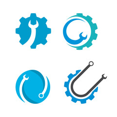 auto service vector icon illustration