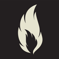 Fire Logo Template vector icon Oil, gas and energy logo