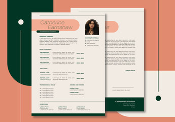 Modern Resume And Cover Letter Layout