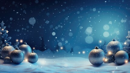 Christmas or New Year background- generative AI