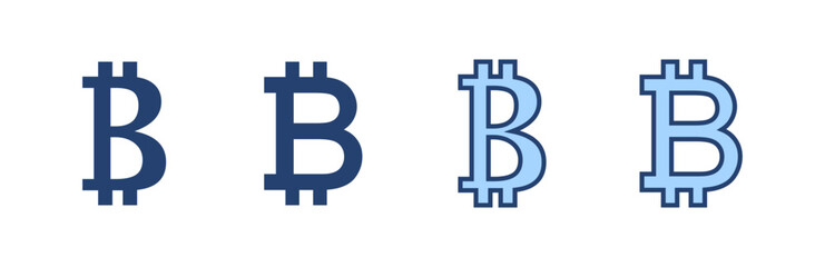 Bitcoin icon vector. bitcoin sign and symbol. payment symbol. cryptocurrency logo