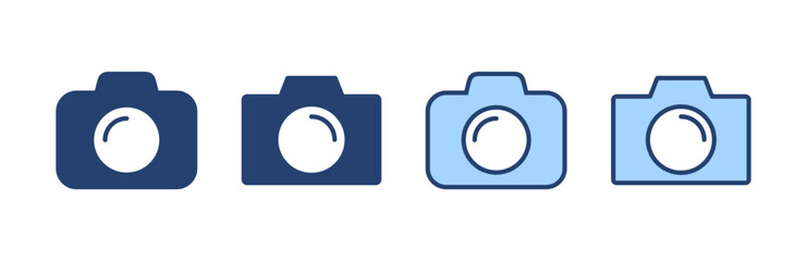 Camera icon vector. photo camera sign and symbol. photography icon.