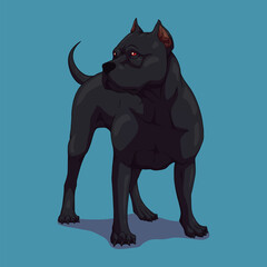 American bully pitbull dog bulldog	
