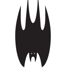 Flying bat. Vector illustration