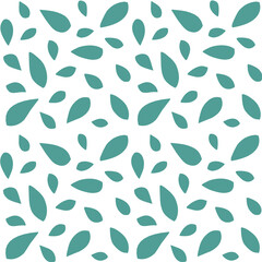 seamless pattern of leaves