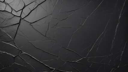 black anthracite dark gray grunge old concrete cement blackboard with cracks - obrazy, fototapety, plakaty