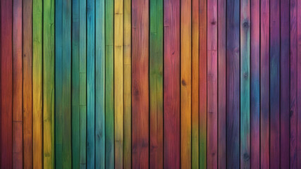 colorful wood strips texture background ai generated