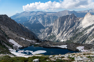 Fototapeta na wymiar alpine valley