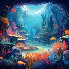 Obraz premium Coral Wonderland