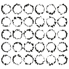 Random blotch, inkblot. Vector illustration. EPS 10.