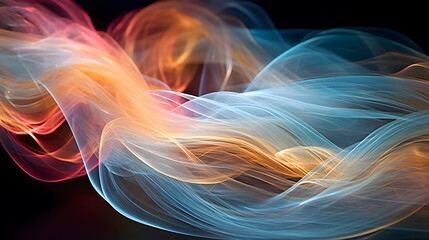 abstract color waves background