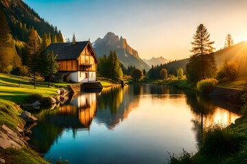 Fototapeta premium bled castle country
