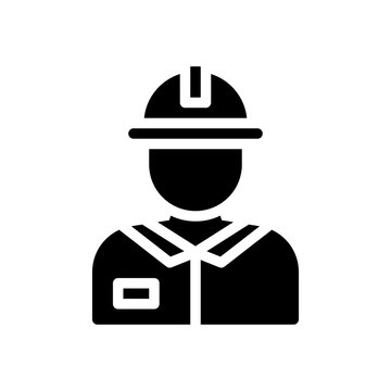 laborers glyph icon