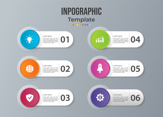 Abstract 3D digital illustration Infographic. Vector illustration can be used for workflow layout, diagram, number options, web design