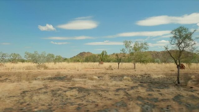 Passing interesting rock formations along the coastal highway in Western Australia