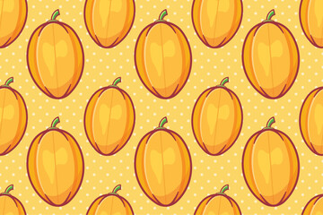 star fruit seamless pattern vector illustration 