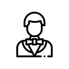 groom line icon