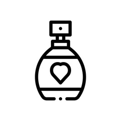 perfume line icon