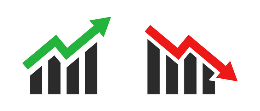 Growing and declining graph