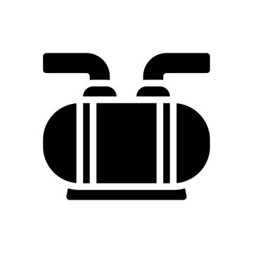 septic tank glyph icon