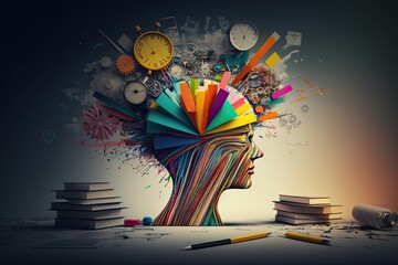 Creative business team brainstorming and ideating for innovative projects. Generative AI