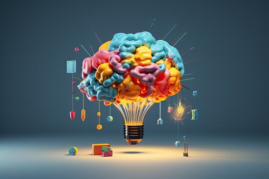 Creative business team brainstorming and ideating for innovative projects. Generative AI