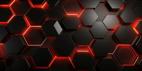 futuristic luxurious geometric red and background