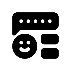 Fototapeta premium review glyph icon