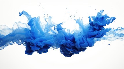 blue and yellow paint splashes
