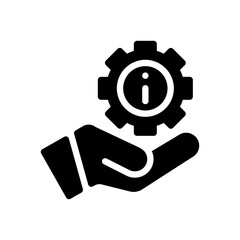 technical Support glyph icon