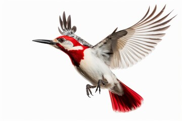 a Woodpecker in white background
