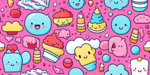 super cute candies pattern