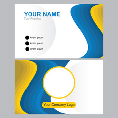Simple company name card designs can be edited easily