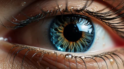 Tafelkleed Close up of an eye © Renato