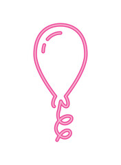 helium neon balloon funny icon