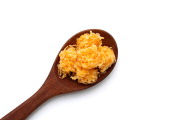 Thai crispy flossy sweet Eggs floss (Foi Thong Krob)