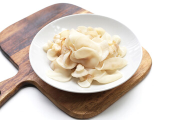 White jelly mushroom or white ear mushroom