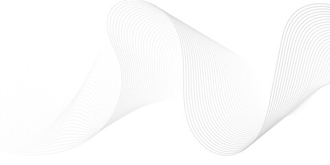 Abstract white blend waves lines and technology background. Modern white flowing wave lines and glowing moving lines. Futuristic technology and sound wave lines background. 