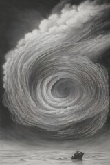 Tempest Unleashed The Power of the Cyclone (Generated with Generative AI)




