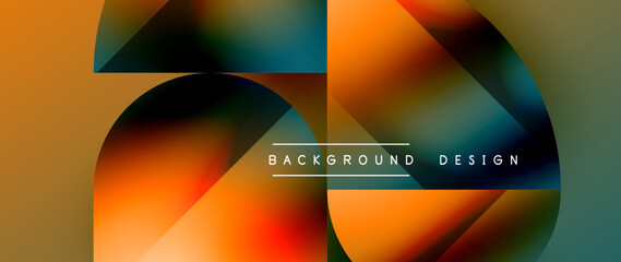 Minimalistic geometric backdrop showcasing metallic circles and squares, embodying understated elegance. Reflective surfaces and precise forms create harmonious blend of simplicity and sophistication