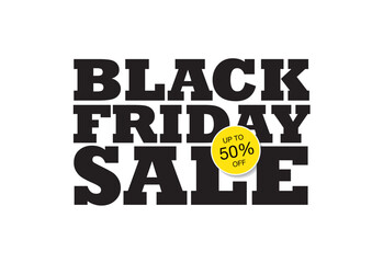 Black friday sale banner design vector illustration