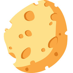 Illustration Flat Design Cheese