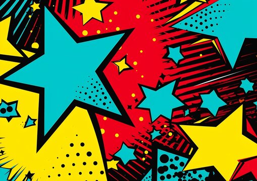 closeup star pattern blue background book characters energetic mood retro stability stars pupils black streaming cover razzle dazzle bright school