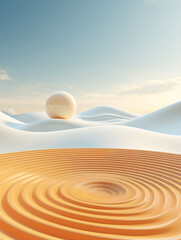 Tech sense wave abstract illustration product poster background