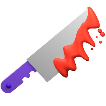 Bloody Knife 3D Icon