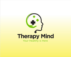 therapy mind health consult logo designs simple modern for medical service